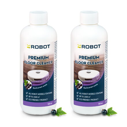 4Robot čistiaci prostriedok pre robotické vysávače s mopovaním – 2x500ml