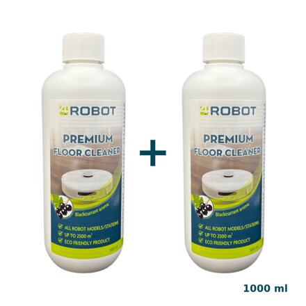 4Robot čistiaci prostriedok pre robotické vysávače s mopovaním – 2x500ml