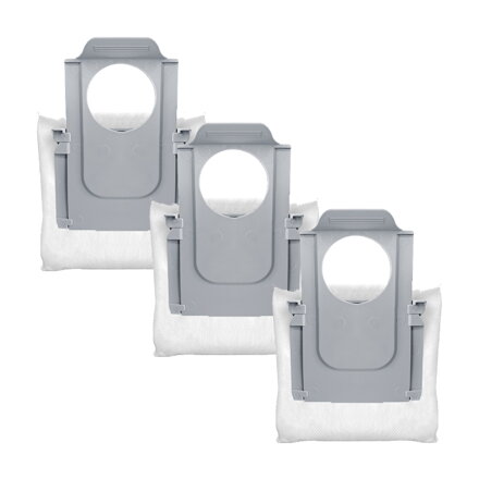 Prachové vrecká pre Roborock Qrevo Curv/Edge/P20 (3 ks)-Jednorazové vrecká na vysávač
