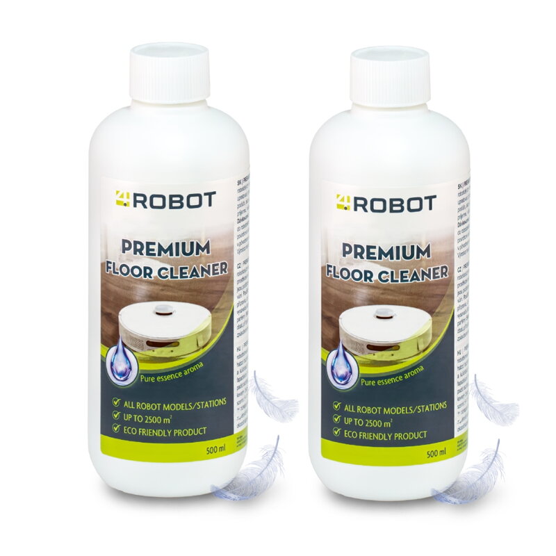 4Robot čistiaci prostriedok pre robotické vysávače s mopovaním Pure essence - 2x500ml 4Robot čistiaci prostriedok pre robotické vysávače s mopovaním Pure essence - 2x500ml