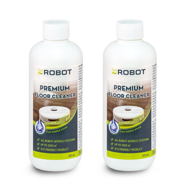 4Robot čistiaci prostriedok pre robotické vysávače s mopovaním Pure essence - 2x500ml 4Robot čistiaci prostriedok pre robotické vysávače s mopovaním Pure essence - 2x500ml