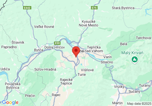 Google map: 49.19937228685752, 18.727447014445545